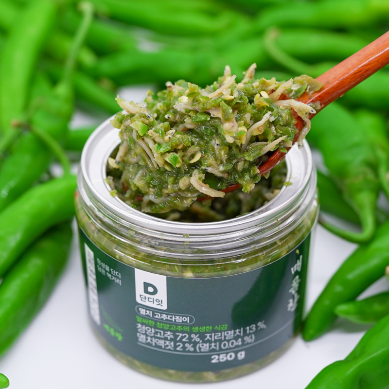 단디담음,단디잇 매콤찬 멸치 고추다짐이 250g